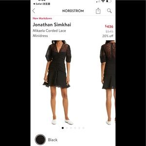 Jonathan Simkhai lace midi dress